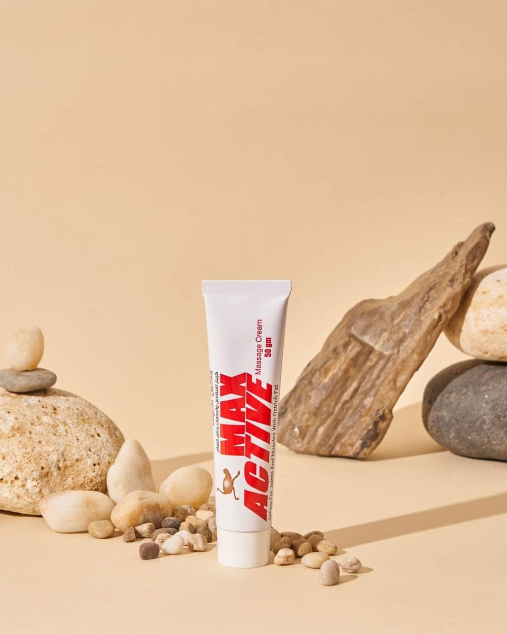 كریم مساج ماكس أكتیف بدھن النعام 50 جرام - gm50 CREAM ACTIVE-MAX